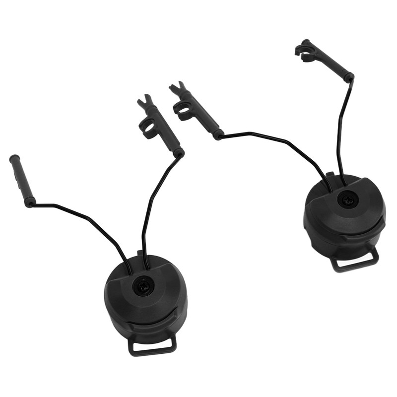 2PCS Headset Helmet Adapter Nylon Helmet Arc Rail Suspension Headset