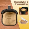 7.5 Inch Air Fryer Parchment Paper Liners Square,150 Pcs Non-stick