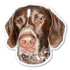 German Shorthaired Pointer Magnet by Magnet America is 4 7/8"