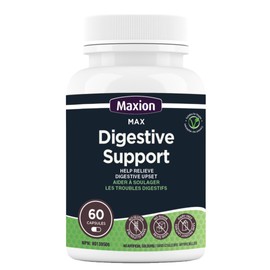 MAXION Maxion Digestive Support, 60 Capsules with Ginger, Peppermint and Sweet Fennel to Help Relieve Digestive Upset