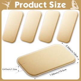 Nuanchu Lipo - almohadillas para orejas de espuma lateral para mujer, para aplanar, espuma de lipo y tablas de compresión abdominal para evitar la piel suelta, flacidez (4 piezas)