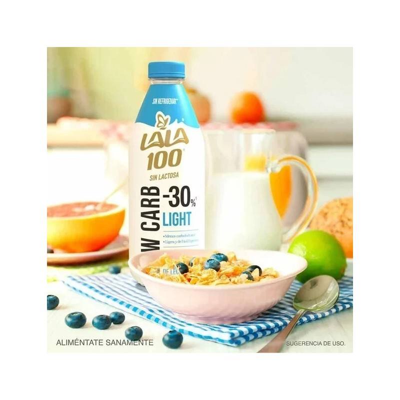 Lala 2X Leche Lala 100 sin lactosa reducida en grasa