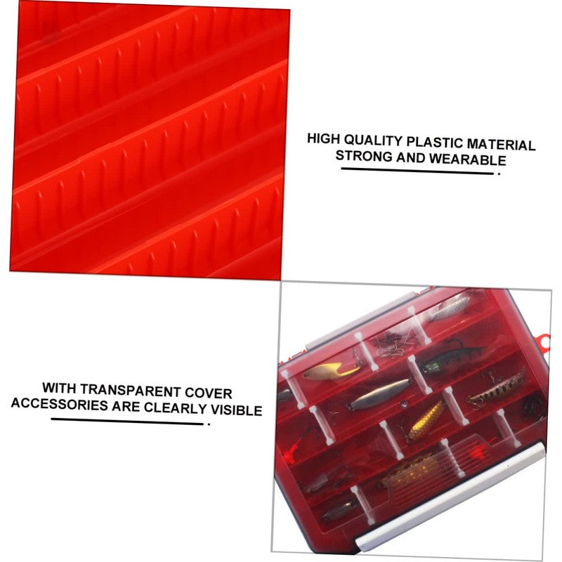 SUPVOX Portable Bait Storage Box Fishing Tackle Case Pp Material