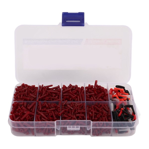 Topyond 1500Pcs Badminton Grommets, Universal Badminton Racket Racquet Grommets, Assortment