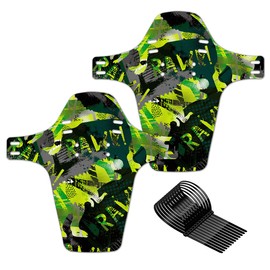 CNCLOL Mountain Bike Mudguards,MTB Mudguards Front and Rear,Bicycle Mudguards Fits 26", 27.5", 29" Plus Size and Fat Bikes.JL