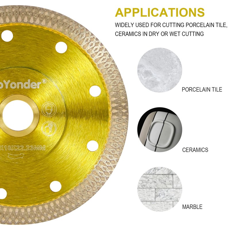 GoYonder 4 Inch Diamond Saw Blade,Super Thin Diamond Saw Blade