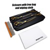 Momotou Black & Gold Professional Dog Grooming Scissors Set with