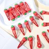 MOTIBACK 20 Pcs Strawberry Hair Clips – Cute Hair Barrettes
