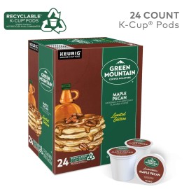Green Mountain Coffee Roasters Maple Pecan Keurig K-Cup Pods Light Roast 24count