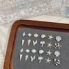 3D Nail Charms Summer Beach 2Boxe Aurora Bianco Blu Stella