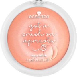 essence got a crush on apricots aura blush, blush, no. 01, pink, vegan, oil-free, paraben-free, no microplastic particles, pack of 1 (8 g)