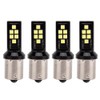 4pcs 12SMD LED White Lights Car Bulb Brake Stop Turn