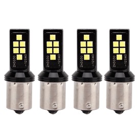4pcs 12SMD LED White Lights Car Bulb Brake Stop Turn Signal Reverse Backup Lamp(1156)