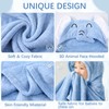 Baby Hooded Bath Towel Ultra Absorbent Soft Toddlers Bathrobe Skin
