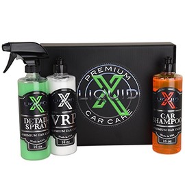 Liquid X Back to Basics Box Kit - Detail Spray, Car Shampoo & Rubber Vinyl Plastic Dressing