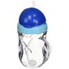 Kidsme Tritan Sippy - Taza con pajita pesada, color azul