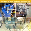 Air-Compressor Pressure Switch 135-175 psi 4 Port 26 Amp 220V,