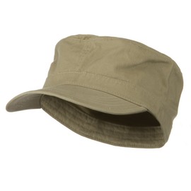 e4Hats.com Big Size Cotton Fitted Military Cap - Khaki 8