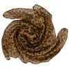 INOGIH Fahion and Lightweight Leopard-Print Chiffon Square-Scarf - Soft Wrap