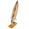 Seestern Sportswear Decorative Wooden Surfboard 30 cm Long Airbrush Design