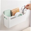 GRIRIW Pp Material Storage Boxes Lids 2pcs Vanity Organizers for