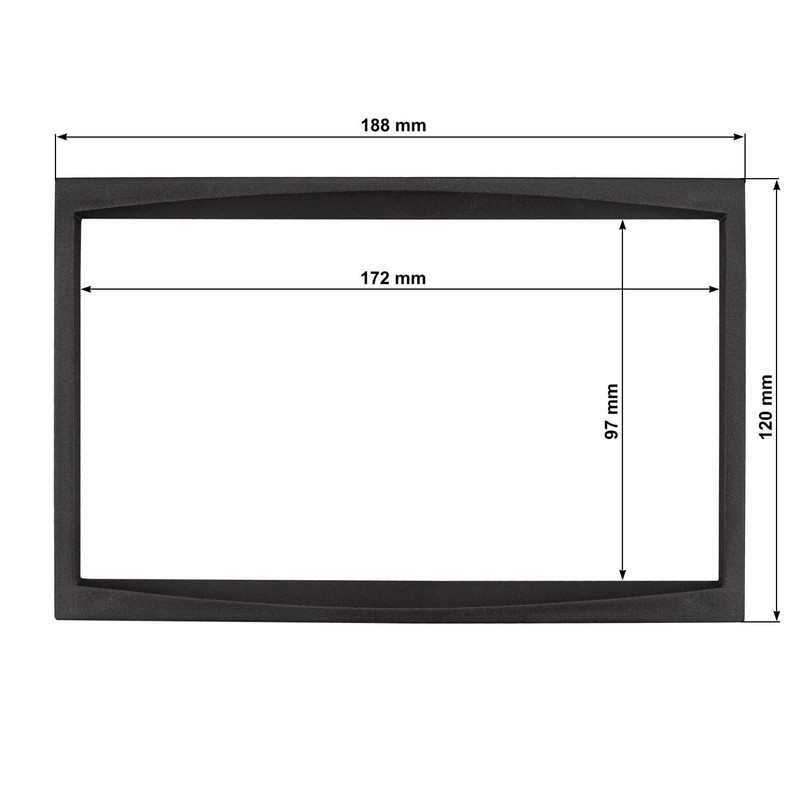 Double DIN Facia Adaptor for Fiat Scudo Citroen C2, C3,