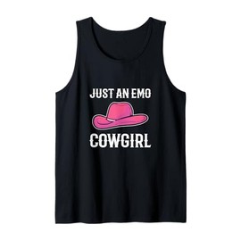 Emo Cowgirl. Emotional Lady Tank Top