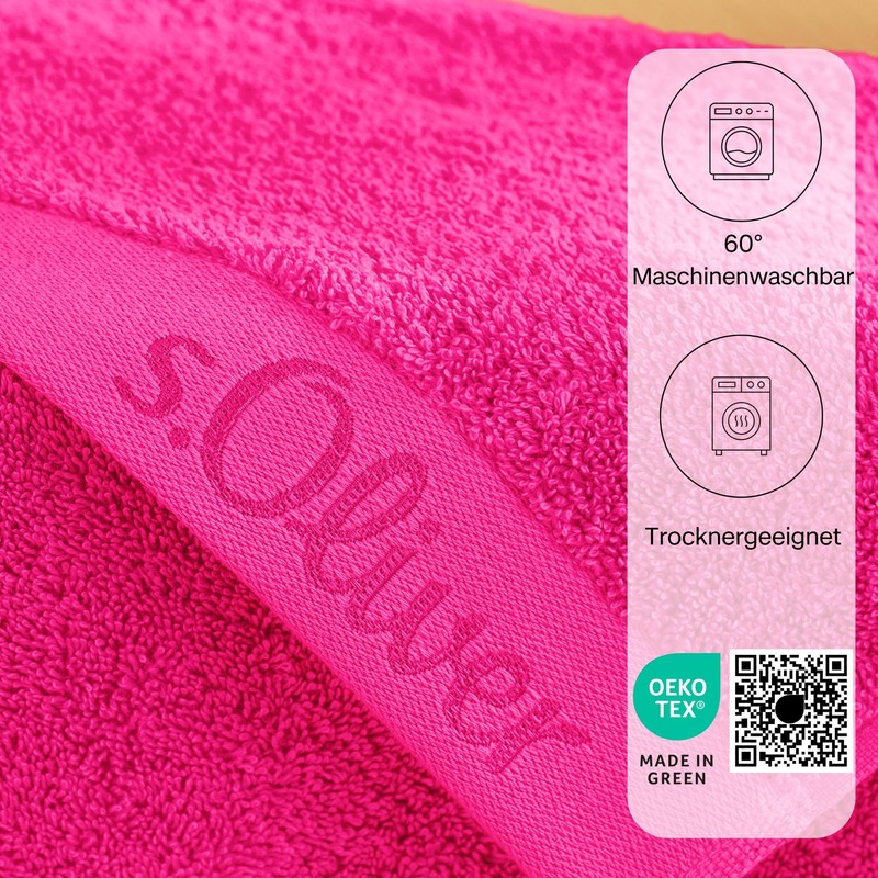 s.Oliver Bath Towel 70 x 140 cm - 100% Cotton,