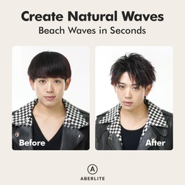 Aberlite Grit+Grace Sea Salt Spray for Men & Women Beach Look - Hair Texture Styling Product for Beach Waves - Curly & Wavy Hair Texture Spray (3.38 FL OZ / 100 ML)