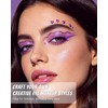 Purple Eyeliner Pencil Set, Matte&Glitter Gel Eyeliner Pencil for Halloween