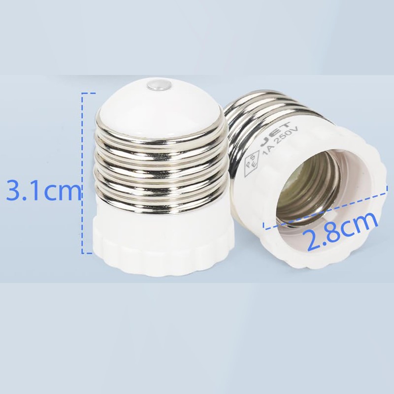 Aiwode Socket Adapter E26 to E17 Conversion Socket Bulb Socket,