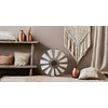 Nightclawing Rustic Metal Windmill Wall Decor, 36 x 36 inches,