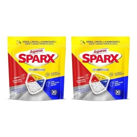Asperox Bulaşık Makinesi Deterjanı Kapsülü, 30 Yıkama, 2'li Paket