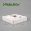 WK Electrical - Single Gang Pattress Box (Inside 16mm, Outside