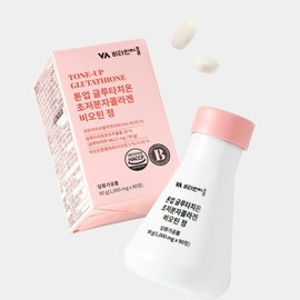 Tone-up Glutathione Ultra-low Molecular Collagen Biotin 4 bottles, total 360 tablets (12-month supply) / 톤업 글루타치온 초저분자콜라겐 비오틴 4병 총360정 (12개월분)