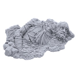 Giant Statue by Printable Scenery - Compatible with Dungeons and Dragons (DND, D&D), Warhammer 40k, 28mm Miniature Wargaming, Tabletop RPGs, Wargame Scenery