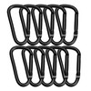 Wlikn Aluminum Alloy Carabiners, Set of 10, Load Capacity 110.2
