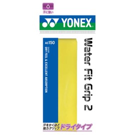 YONEX Water Fit Grip 2 (1 Piece), AC150 004, Yellow FF