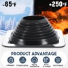 Yaocom #7 Metal Roof Vent Boot Chimney Flashing Roof Jack