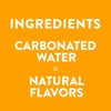 AHA Sparkling Water, Orange Grapefruit Flavored Water, Zero Calories, Sodium