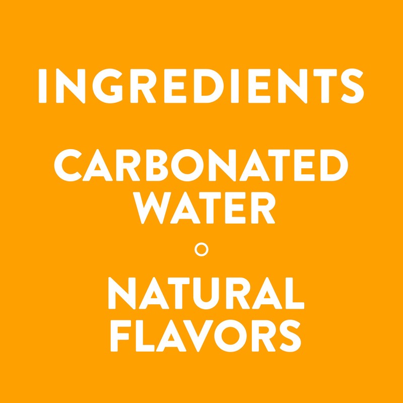 AHA Sparkling Water, Orange Grapefruit Flavored Water, Zero Calories, Sodium