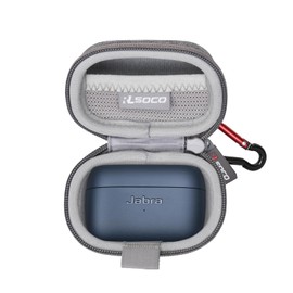 RLSOCO Case for Jabra Elite 3 / Elite 4 / Elite 4 Active/Elite 7 Active/Elite 7 Pro in Ear Wireless Bluetooth Earbuds (Grey)