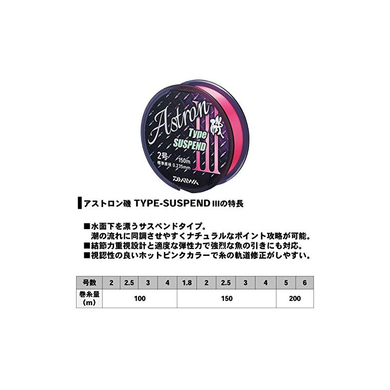 DAIWA Nylon Line Astron Iso Type - Suspend 3 No.