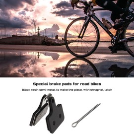 Create idea 2 Pairs Resin Semi Metallic Bicycle Disc Brake Pads 4mm Thickness Compatible with Ultegra R8020 BR R8070 K02 K03 K04 BR-RS805