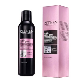 REDKEN- Tratamiento Acidic Color Gloss|Tratamiento activador de brillo intenso y protección de color| Acondicionamiento profundo para cabello teñido|Con aceite de albaricoque y Ácido Cítrico |237ml