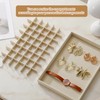 KATISYIO Large Velvet Jewelry Drawer Organizer Trays Set of 4