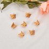 Gold Butterfly Hair Claw Clips for Women Hair Bow Clips