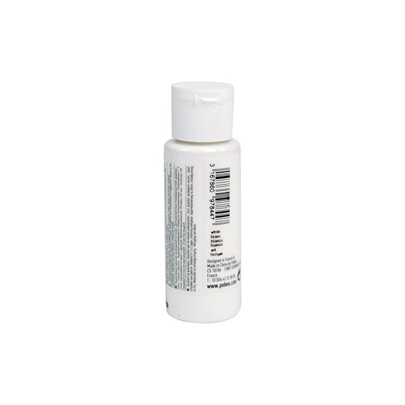 PEBEO Acrylic 59ML Gloss White, 3.3 x 3.3 x 10