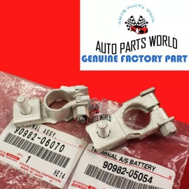 Toyota NEW GENUINE OEM TOYOTA COROLLA RAV4 SCION iM xB iQ  + & - BATTERY TERMINAL SET