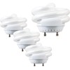 SLEEKLIGHTING 13Watt T2 Spiral CFL GU24 Base Puck Light Bulb